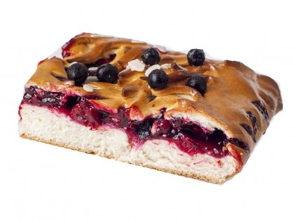 Сдобный пирог Четыре ягоды