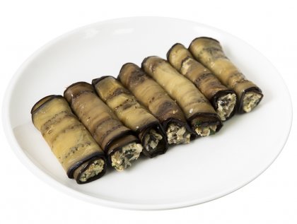 Рулетики из баклажан