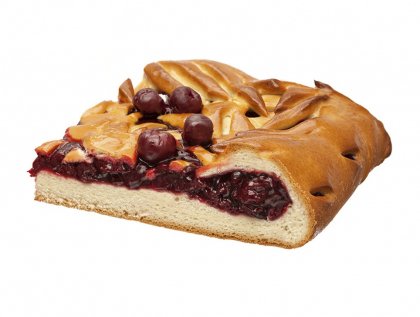 Сдобный пирог с вишней 1,5 кг