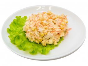 Салат с копченой куриной грудкой