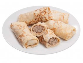 Блинчики с мясом 6 шт