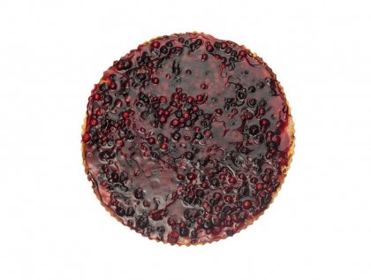 Торт песочный бруснично-черничный