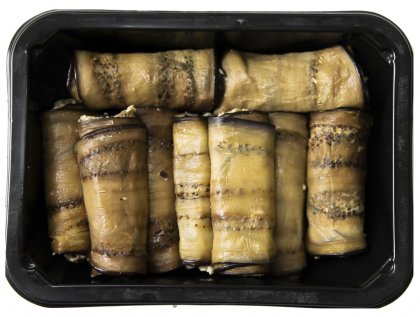 Рулетики из баклажан