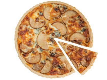 Тарт с грушей и горгонзолой