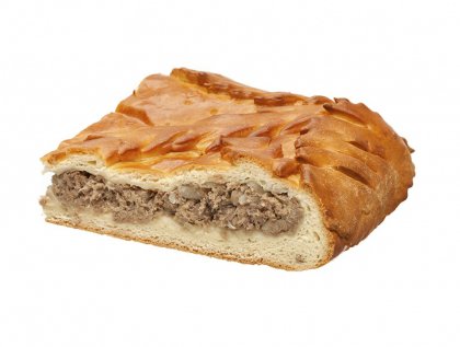 Сдобный пирог с мясом