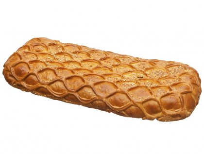 Пирог из слоеного теста с индейкой и овощами