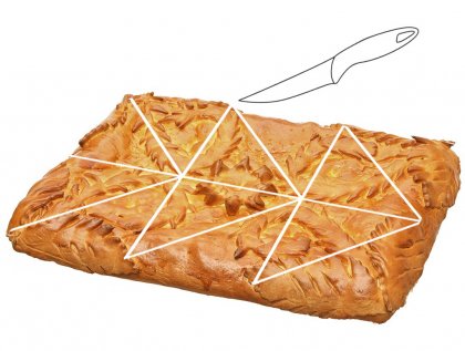 Сдобный пирог с мясом