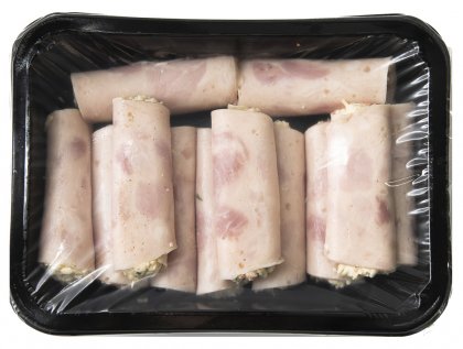 Рулетики из ветчины