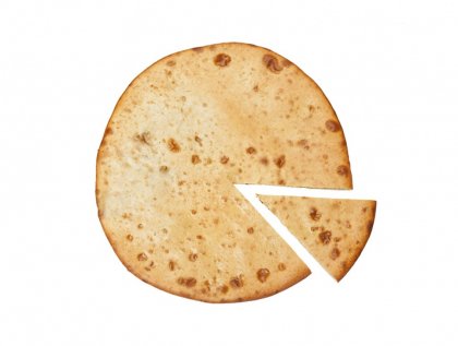 Осетинский пирог с сыром и шпинатом