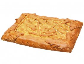 Сдобный пирог с курицей и грибами 1,5 кг