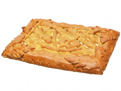 Сдобный пирог с курицей и грибами 1,5 кг