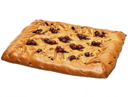 Сдобный пирог с вишней 1 кг