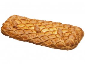 Пирог из слоеного теста с начинкой из красной рыбы